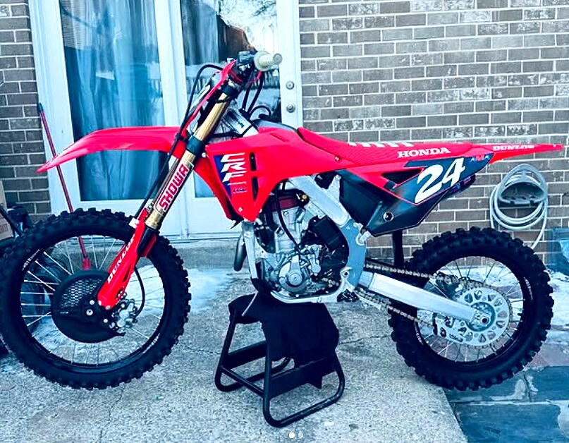 Honda CRF 24 — Number Plates