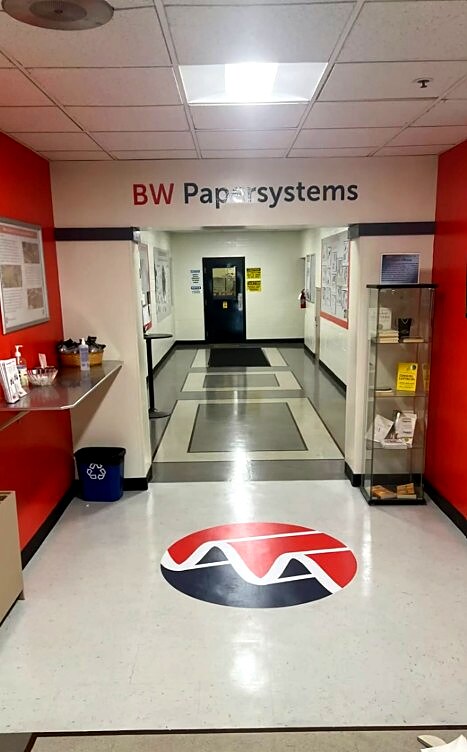BW Papersystems — Floor Graphic