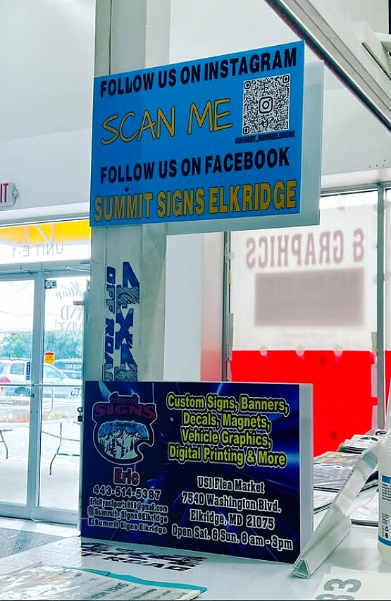 Summit Signs — Shop Display
