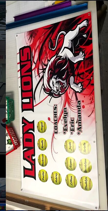Lady Lions — Team Banner